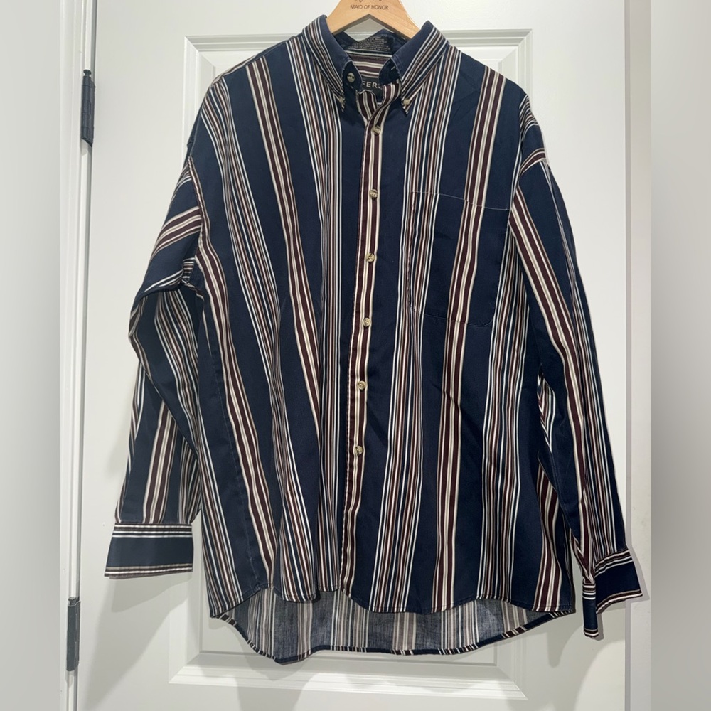 Vintage Reed‎ St James Button Up Shirt Men’s XL